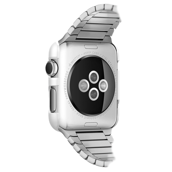 Клип-кейс SGP Thin Fit для Apple Watch 2 / 1 ((38mm)) Серебро - Изображение 11277