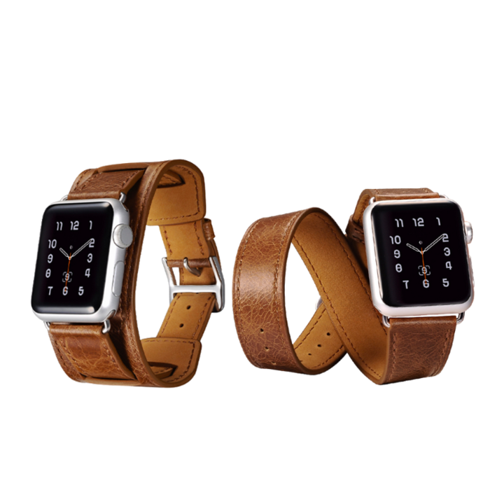 Набор ремешков iCarer Quadri-Watchband для Apple Watch 2 / 1 (42mm) Коричневый - Изображение 11349