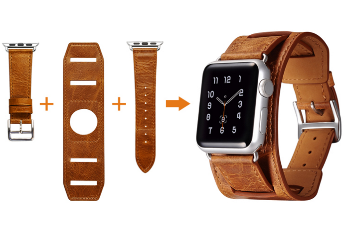 Набор ремешков iCarer Quadri-Watchband для Apple Watch 2 / 1 (42mm) Коричневый - Изображение 11367