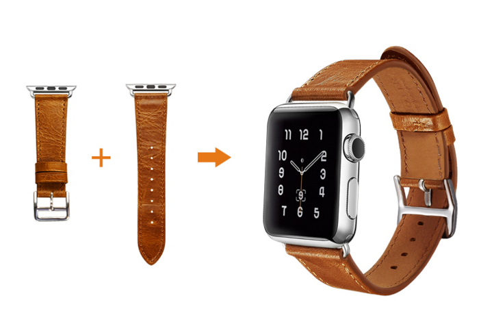 Набор ремешков iCarer Quadri-Watchband для Apple Watch 2 / 1 (42mm) Коричневый - Изображение 11371