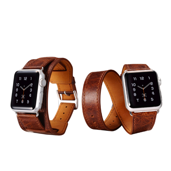 Набор ремешков iCarer Quadri-Watchband для Apple Watch 2 / 1 (42mm) Темно-Коричневый - Изображение 11375