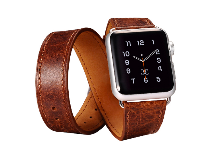 Набор ремешков iCarer Quadri-Watchband для Apple Watch 2 / 1 (42mm) Темно-Коричневый - Изображение 11377
