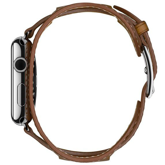 Ремешок кожаный HM Style Cuff для Apple Watch 2 / 1 (38mm) Белый - Изображение 11393