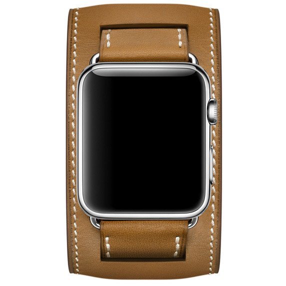Ремешок кожаный HM Style Cuff для Apple Watch 2 / 1 (38mm) Коричневый - Изображение 11419