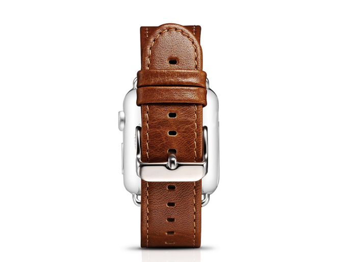 Ремешок кожаный iCarer Genuine Leather для Apple Watch 2 / 1 (38mm) Светло-Коричневый - Изображение 11665