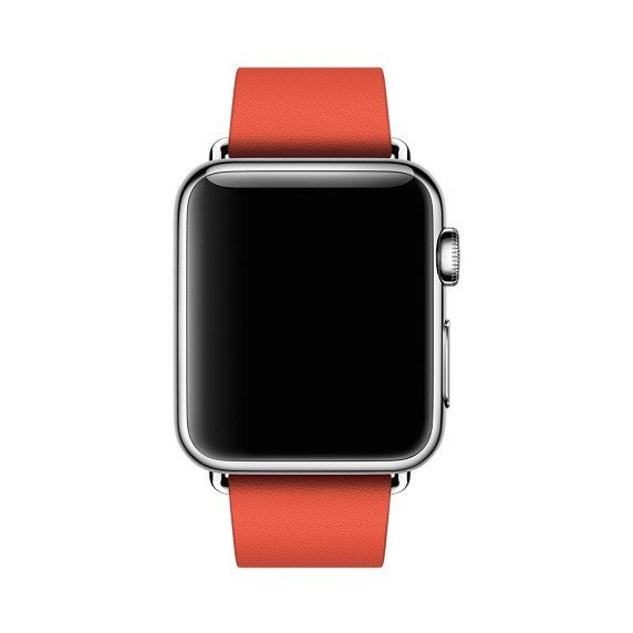 Ремешок кожаный Modern Buckle для Apple Watch 2 / 1 (38mm) Красный - Изображение 11697