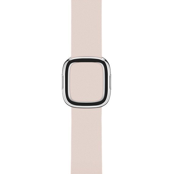 Ремешок кожаный Modern Buckle для Apple Watch 2 / 1 (38mm) Нежно-Розовый - Изображение 11721