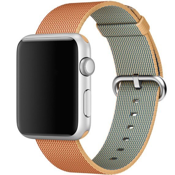 Ремешок нейлоновый Special Nylon для Apple Watch 2 / 1 (42мм) Золотистый/Красный - Изображение 11823