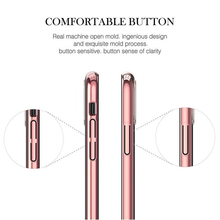 Чехол накладка Swarovski Kingxbar Wish Series для iPhone X Розовое золото - Изображение 12223