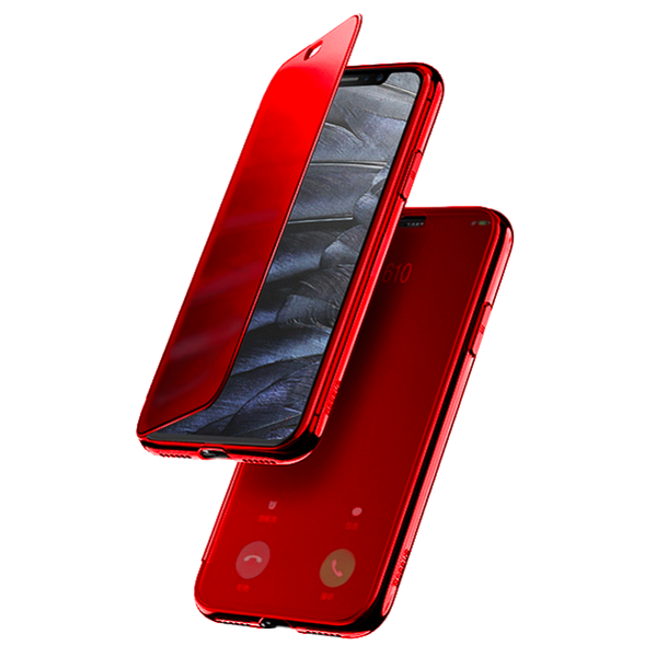 Чехол книжка Baseus Touchable Case для iPhone X Красный - Изображение 12257