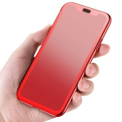 Чехол книжка Baseus Touchable Case для iPhone X Красный - Изображение 12261
