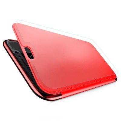 Чехол книжка Baseus Touchable Case для iPhone X Красный - Изображение 12263