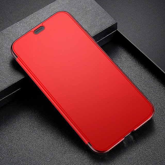 Чехол книжка Baseus Touchable Case для iPhone X Красный - Изображение 12265