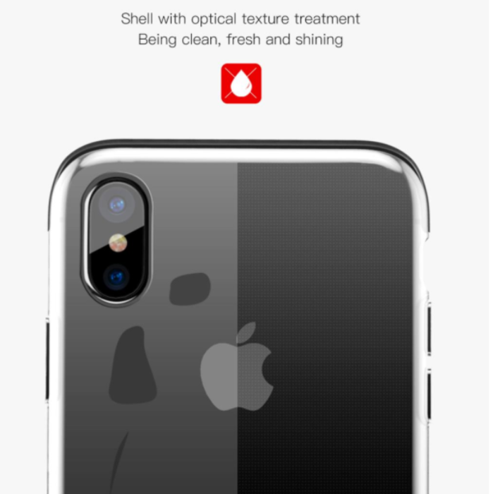 Чехол накладка Baseus Armor Case For iPhone X Красный - Изображение 12307