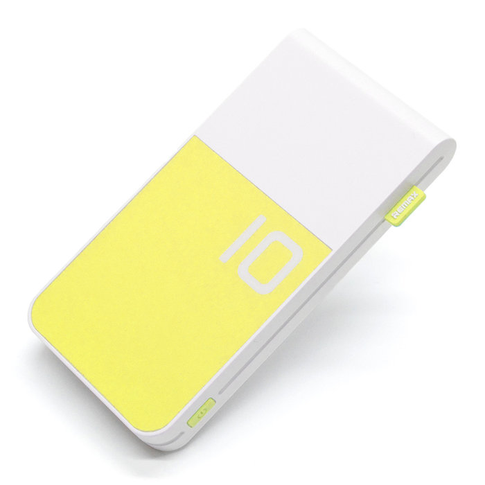 Внешний аккумулятор Power Bank Remax Colorful 10000 mAh Желтый - Изображение 12425