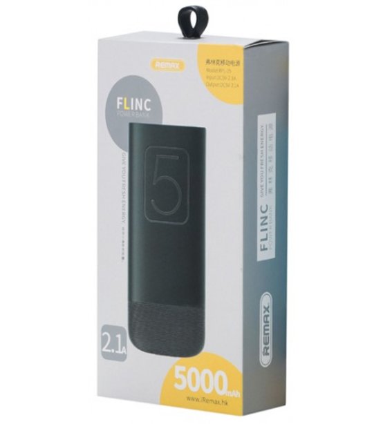 Внешний аккумулятор для телефона Remax Flinc 5000 mAh Черный - Изображение 12461