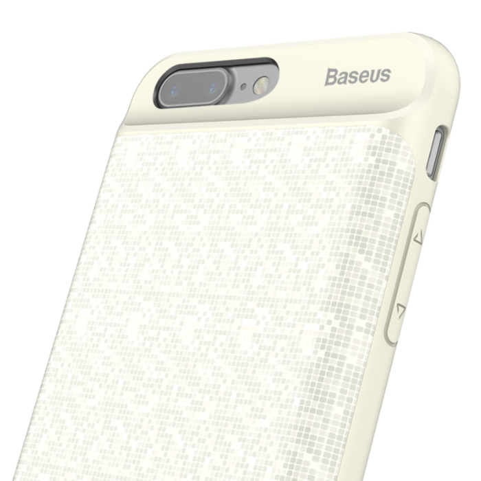 Внешний аккумулятор - Чехол Baseus Power Bank Case 5000 mAh для iPhone 8 / 7 Белый - Изображение 12565