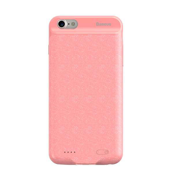 Внешний аккумулятор - Чехол Baseus Power Bank Case 2600 mAh для iPhone 8 / 7 Розовый - Изображение 12671