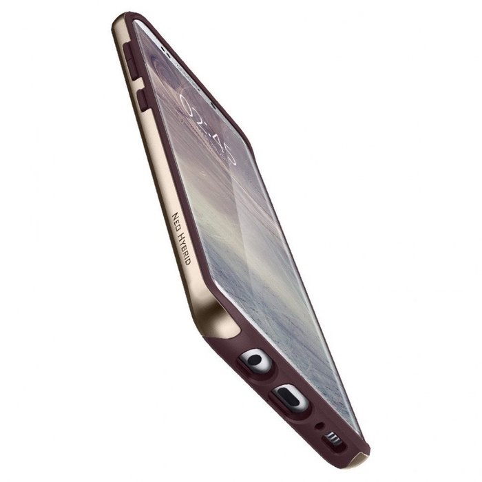 Противоударный чехол Spigen Neo Hybrid для Samsung Galaxy S8 Бордовый - Изображение 7251