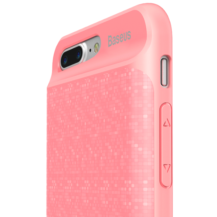 Чехол-аккумулятор Baseus Power Bank Case для iPhone 8 Plus Розовый - Изображение 12715