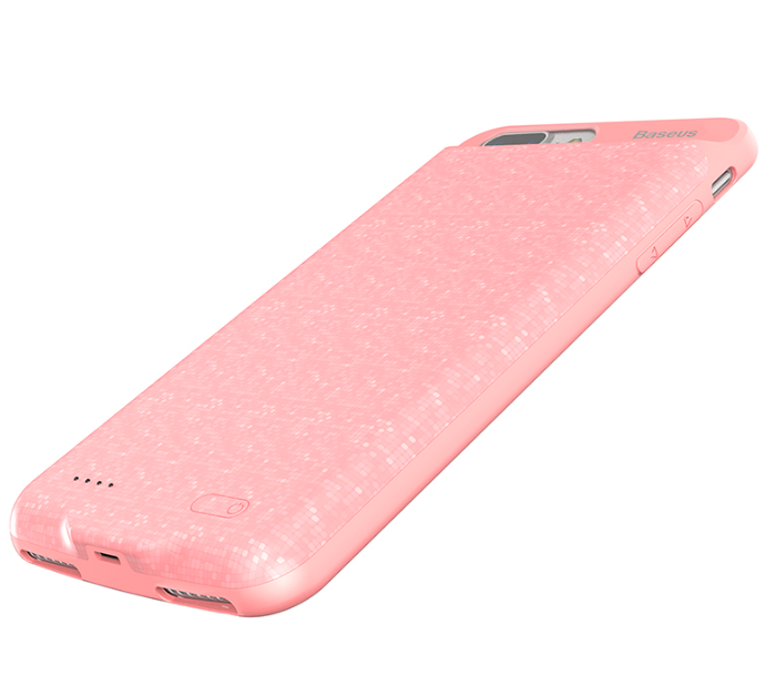 Чехол-аккумулятор Baseus Power Bank Case для iPhone 8 Plus Розовый - Изображение 12717