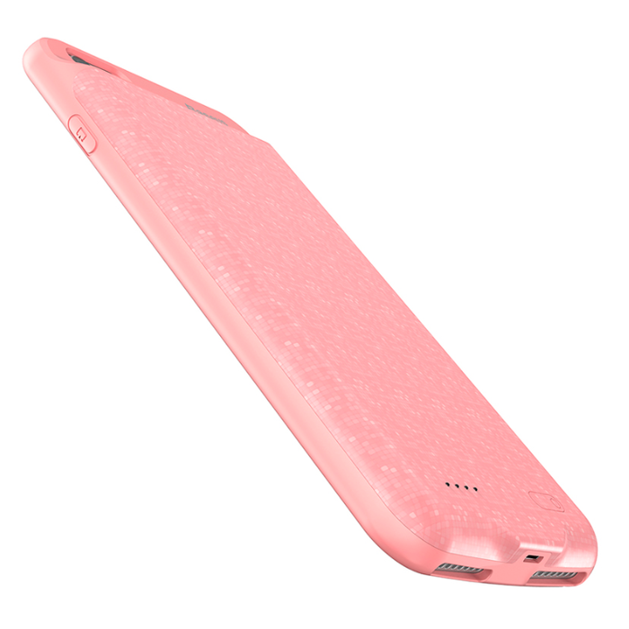 Чехол-аккумулятор Baseus Power Bank Case для iPhone 8 Plus Розовый - Изображение 12719