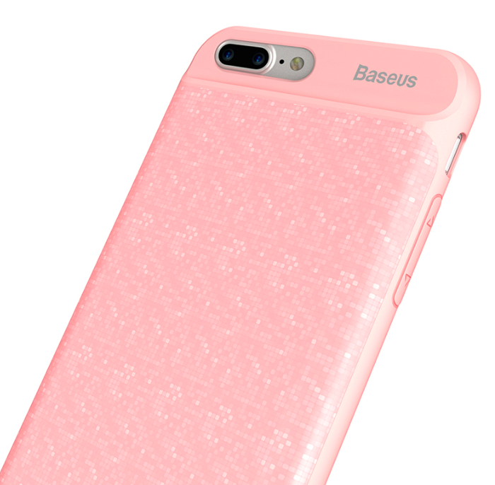 Чехол-аккумулятор Baseus Power Bank Case для iPhone 8 Plus Розовый - Изображение 12723