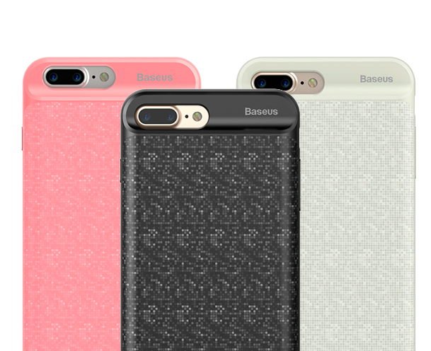 Чехол-аккумулятор Baseus Power Bank Case для iPhone 8 Plus Розовый - Изображение 12727