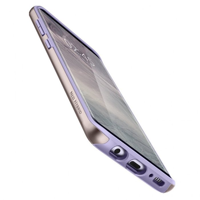 Противоударный чехол Spigen Neo Hybrid для Samsung Galaxy S8 Сиреневый - Изображение 7267