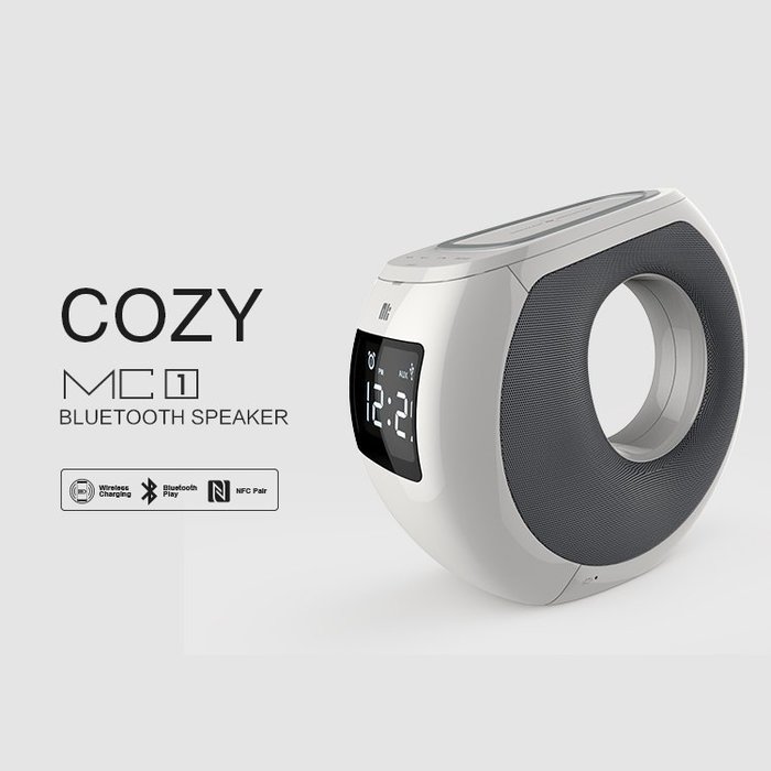 Беспроводная зарядка+акустическая система+часы+будильник Nillkin Cozy MC1 - Изображение 12943