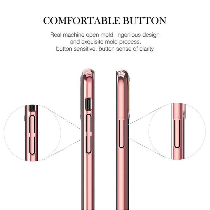 Чехол накладка Swarovski Kingxbar Elegant Series для iPhone X Bamboo Розовый - Изображение 13293