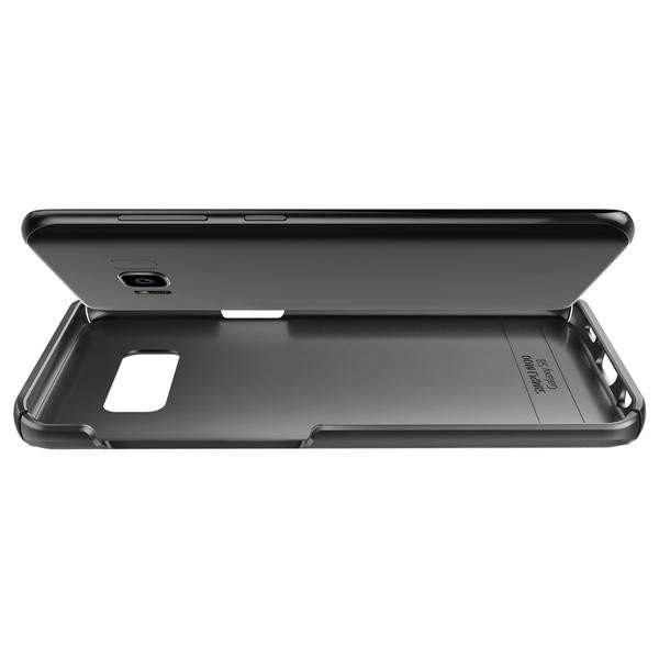 Кожаный чехол накладка VRS Design Simpli Mod для Samsung Galaxy S8 Черный - Изображение 7315