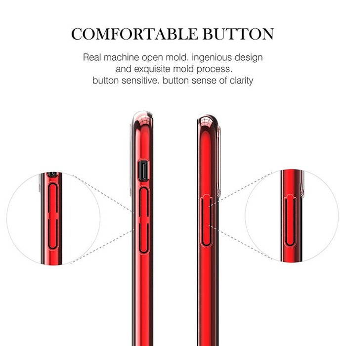 Чехол накладка Swarovski Kingxbar Exquisite Series для iPhone X Blossom Красный - Изображение 13331