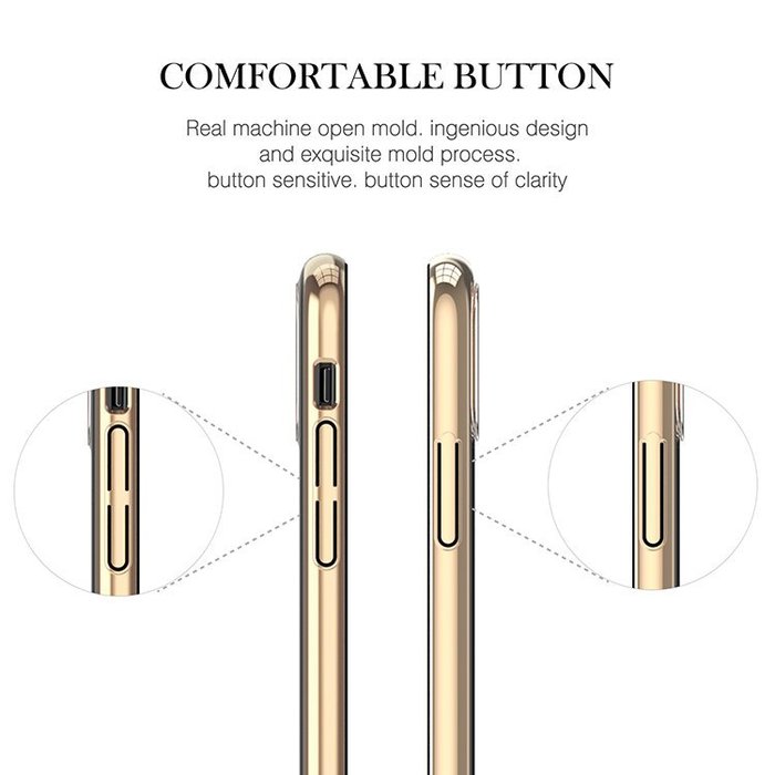 Чехол накладка Swarovski Kingxbar Exquisite Series для iPhone X Feather Золото - Изображение 13349