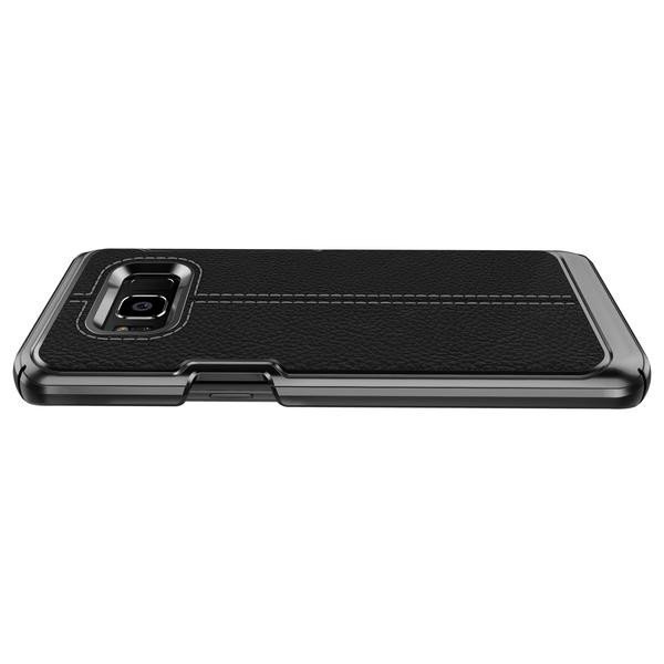 Кожаный чехол накладка VRS Design Simpli Mod для Samsung Galaxy S8 Черный - Изображение 7321