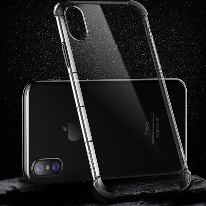 Чехол противоударный Rock Fence S для iPhone X Черный - Изображение 13463
