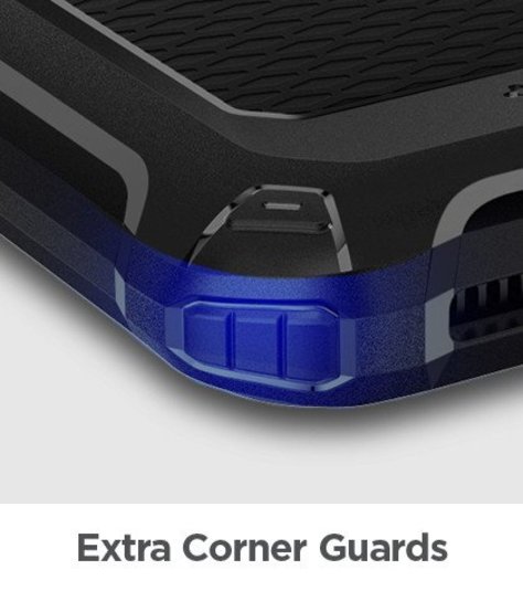 Противоударный чехол Spigen Rugged Armor Extra для Samsung Galaxy S8 Черный - Изображение 7331