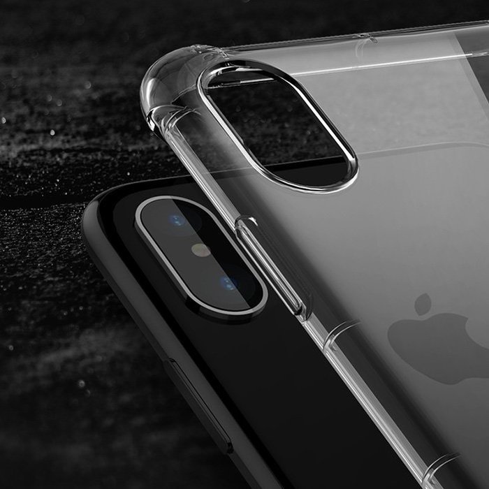Чехол противоударный Rock Fence S для iPhone X Черный - Изображение 13469