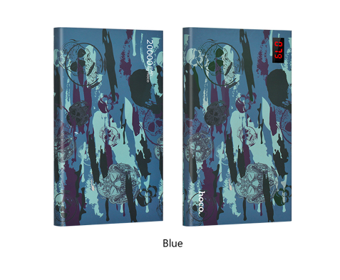 Внешний аккумулятор Power Bank Hoco Camouflage 20000 mAh Синий - Изображение 14009