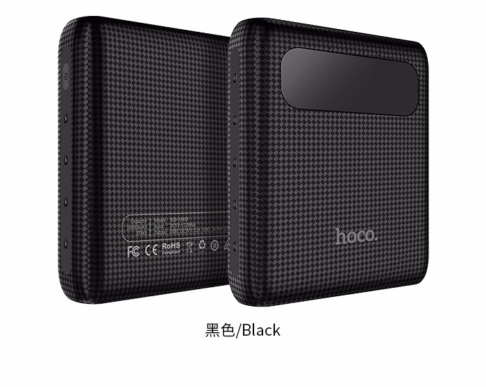 Внешний аккумулятор Power Bank Hoco Mige 10000 mAh Черный - Изображение 14191