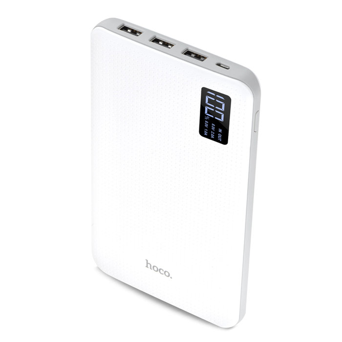 Внешний аккумулятор Power Bank Hoco B24 30000 mAh Белый - Изображение 14475