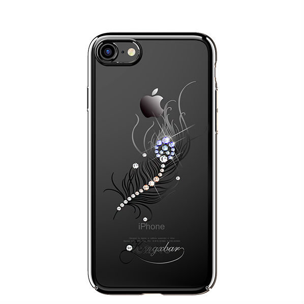Чехол накладка Swarovski Kingxbar Plumage Classic Black для iPhone 8 Черный - Изображение 14709
