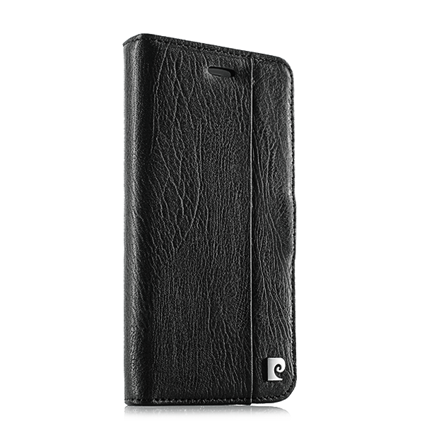 Кожаный чехол-книжка Pierre Cardin для iPhone 7 Черный - Изображение 14799