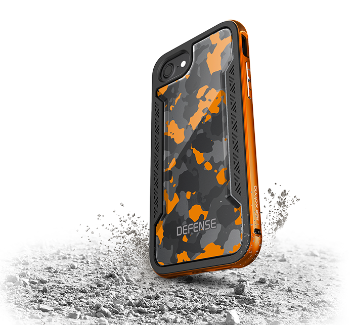 Чехол накладка X-Doria Defence Shield для iPhone 8 Оранжевый - Изображение 14903