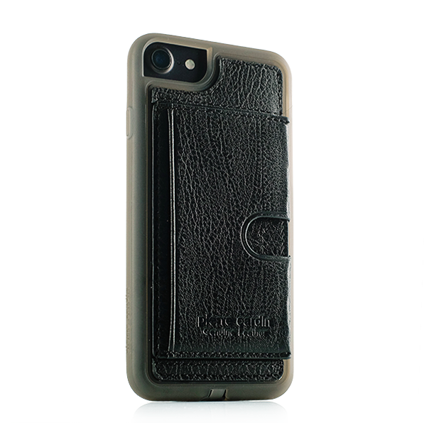 Кожаный чехол накладка Pierre Cardin Wallet для iPhone 8 Черный - Изображение 14915