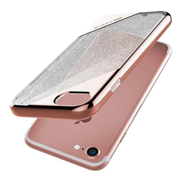 Чехол накладка X-Doria Revel Lux для iPhone 8 Розовое золото - Изображение 15273