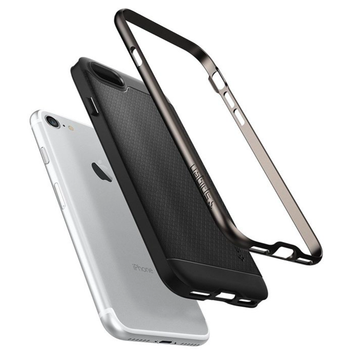 Чехол накладка Spigen Neo Hybrid для iPhone 8 Черный - Изображение 15373