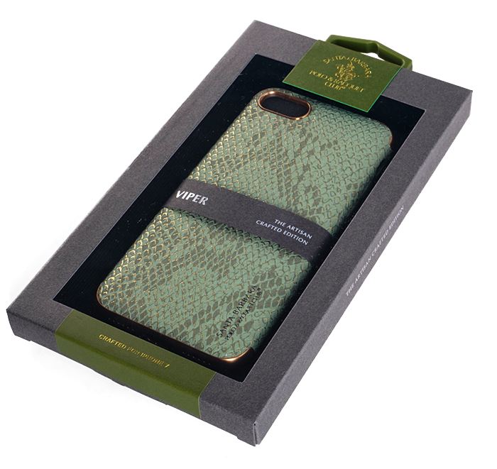 Чехол накладка Polo & Racquet Club Viper Cobra для iPhone 8 Зеленый - Изображение 15485