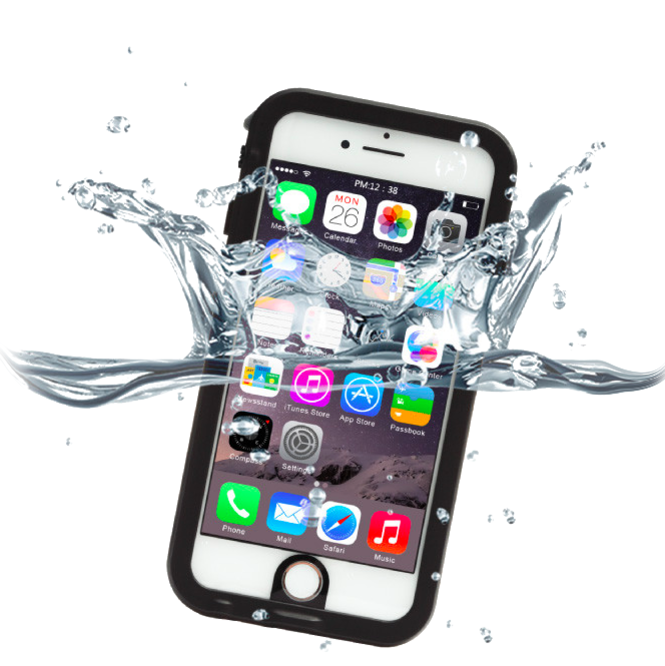 Чехол водонепроницаемый Red Pepper Slim Proof для iPhone 6 / 6S Черный - Изображение 15615