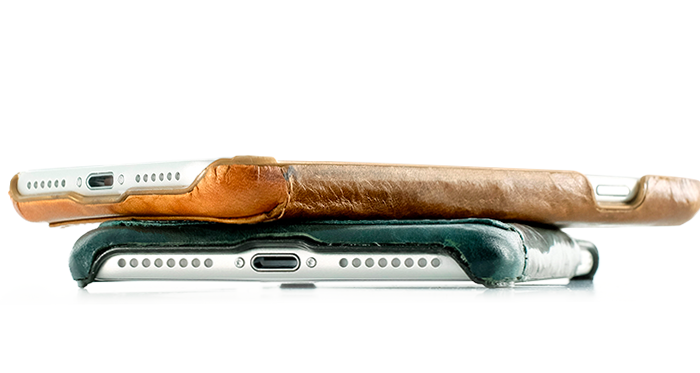 Кожаный чехол накладка Pierre Cardin для iPhone 8 Коричневый - Изображение 15643